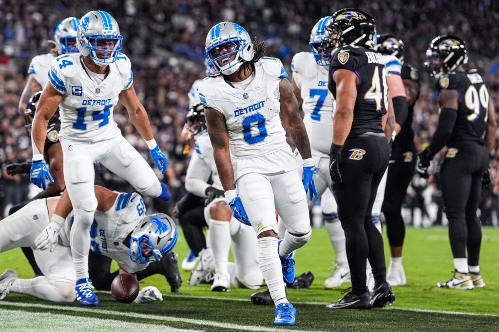 Detroit Lions and Baltimore Ravens