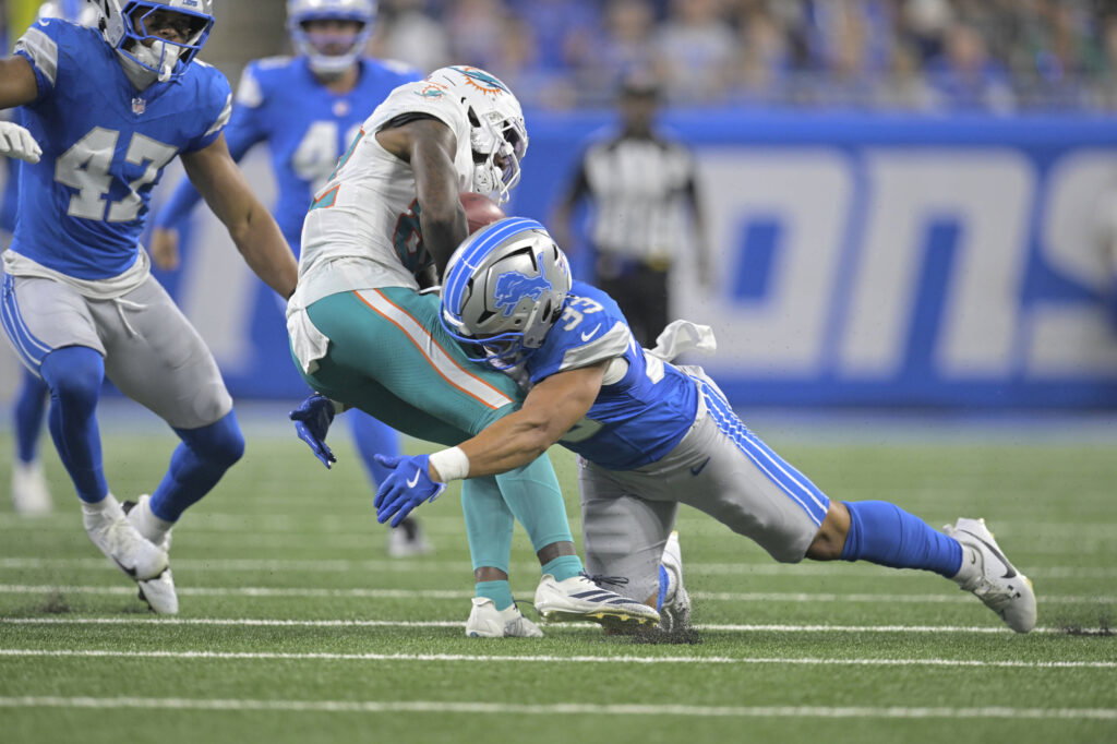 Detroit Lions' Sione Vaki